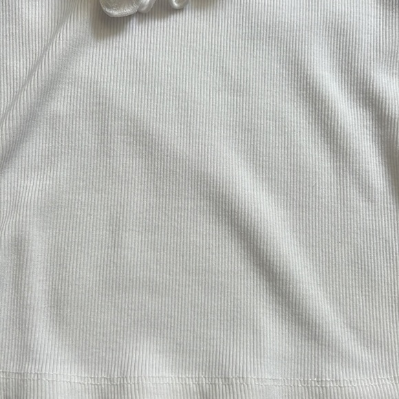🔥wilfred🔥 | Aritzia Danette white ribbed t-shirt - Picture 5 of 12